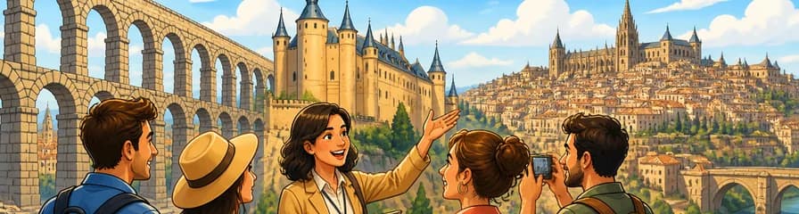 Excursión privada de un día completo a Toledo y Segovia con partida desde Madrid y acceso al Alcázar