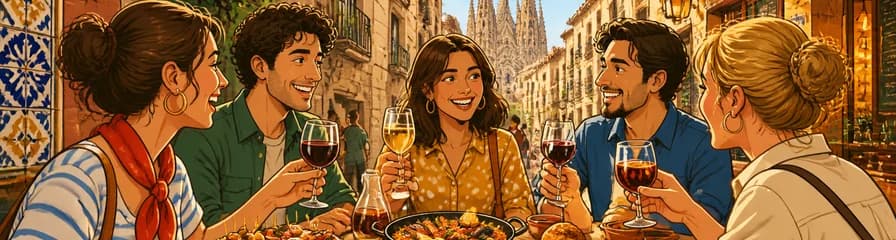 Tour de tapas y vino "Barcelona Side Streets" con Eating Europe