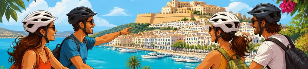 Explorando Ibiza y sus alrededores en bicicleta eléctrica: un tour con salida desde el puerto