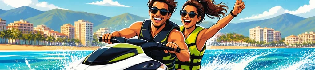 Alquiler excepcional de moto de agua sin licencia en Fuengirola