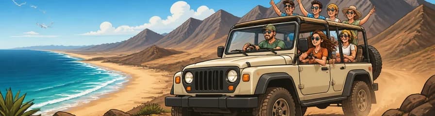 Aventura en Jeep Safari 4x4 por la Playa de Cofete