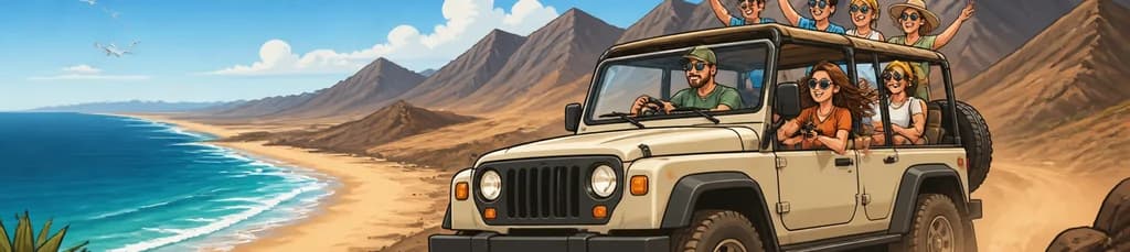 Aventura en Jeep Safari 4x4 por la Playa de Cofete