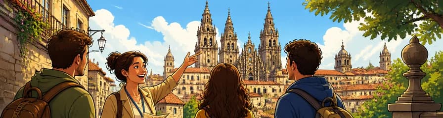 Descubre el casco antiguo de Santiago de Compostela en un tour privado a pie