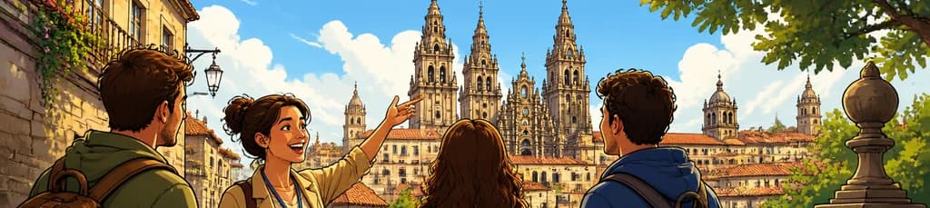 Descubre el casco antiguo de Santiago de Compostela en un tour privado a pie