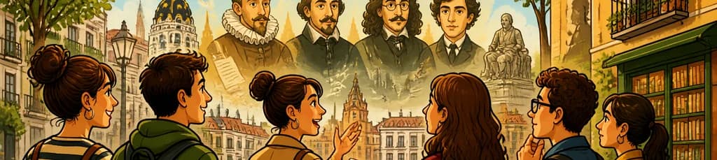 Un paseo por el Barrio de las Letras: tras los pasos de Cervantes, Lorca, Lope y Quevedo en Madrid