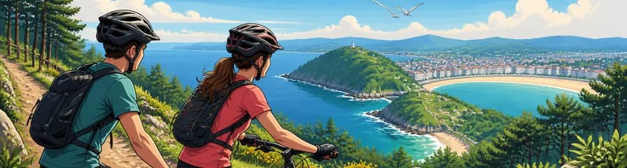 Recorrido en bicicleta de montaña por el monte Ulía