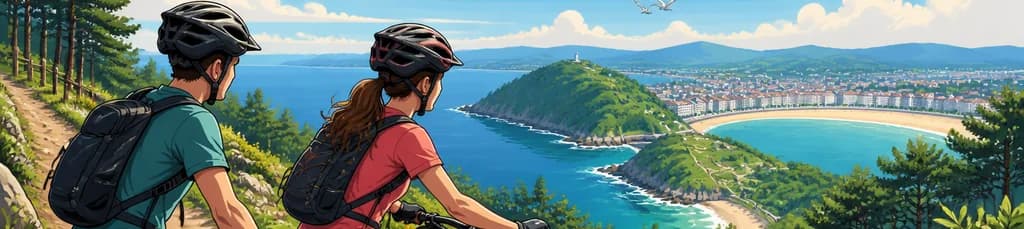 Recorrido en bicicleta de montaña por el monte Ulía