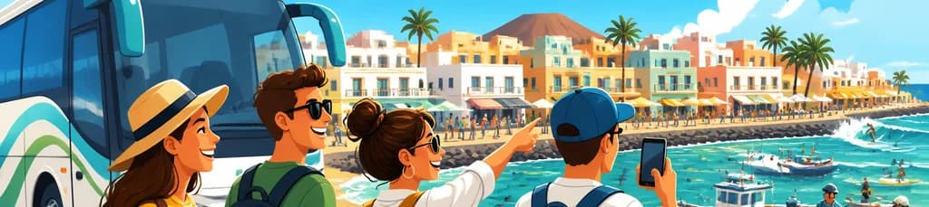 Traslado en autobús Corralejo Express con salida desde Caleta de Fuste