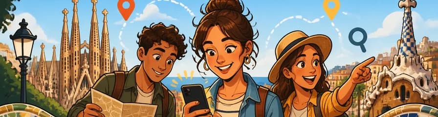 Juego de exploración urbana autoguiado: un tour a pie por Barcelona