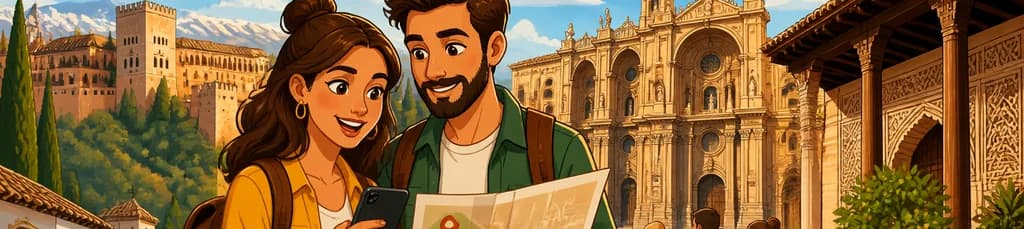 Descubre Granada a tu ritmo: Tour a pie autoguiado y búsqueda del tesoro