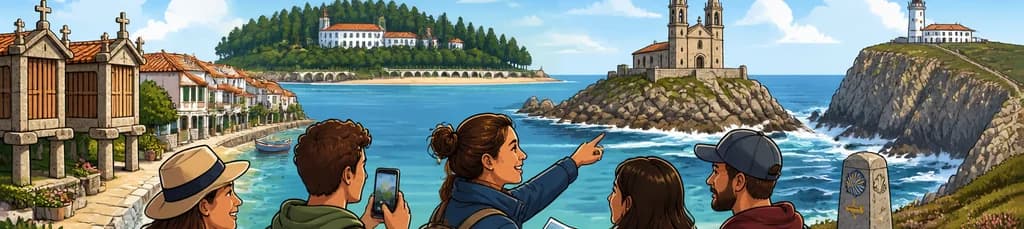 Recorrido por la Costa da Morte, Finisterre y las Rías Baixas con salida desde Santiago