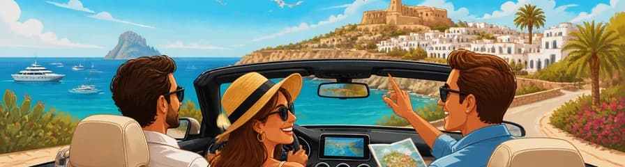 Descubre los Secretos VIP de Ibiza: Un Tour Premium en Coche de 4 Horas