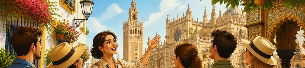 Tour privado a pie "Descubrimientos de Sevilla"