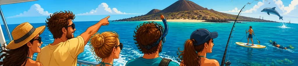 Experiencia Deluxe: Travesía marítima de 4 horas a Isla de Lobos desde Fuerteventura