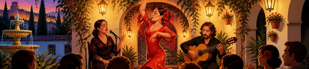 Espectáculo de Flamenco en Jardines de Zoraya, Granada