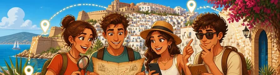 Recorrido de exploración autoguiado: El juego de los Secretos de Ibiza