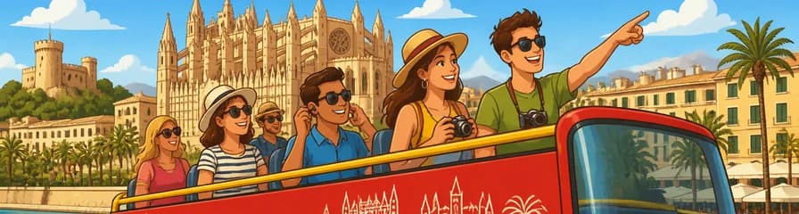 Descubre Palma de Mallorca con el billete de autobús turístico Hop-on Hop-off de 24 horas