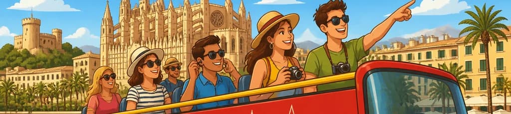 Descubre Palma de Mallorca con el billete de autobús turístico Hop-on Hop-off de 24 horas