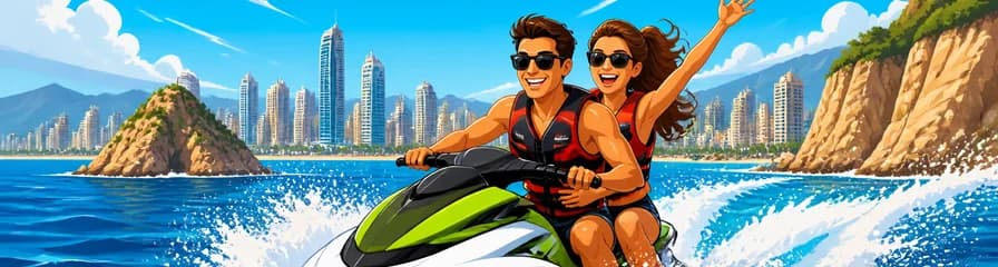 Emocionantes excursiones en moto de agua por la bahía de Benidorm