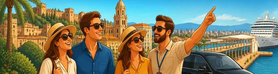 Recorrido privado de seis horas desde y hacia el puerto de Málaga