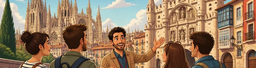 Hola Burgos: Recorrido privado introductorio de dos horas por la ciudad con un guía local
