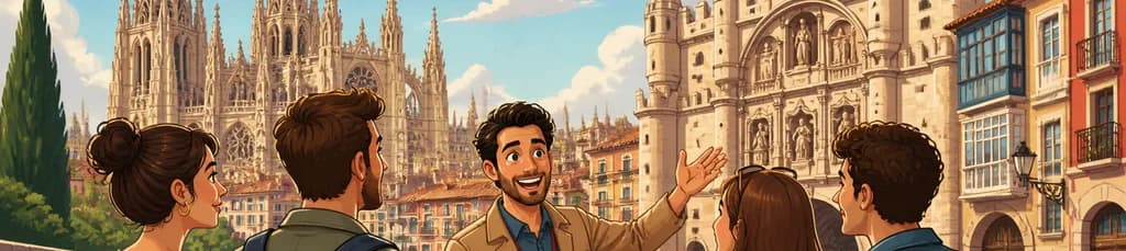Hola Burgos: Recorrido privado introductorio de dos horas por la ciudad con un guía local