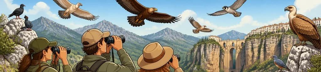 Observación de avifauna en las sierras de Ronda y Grazalema