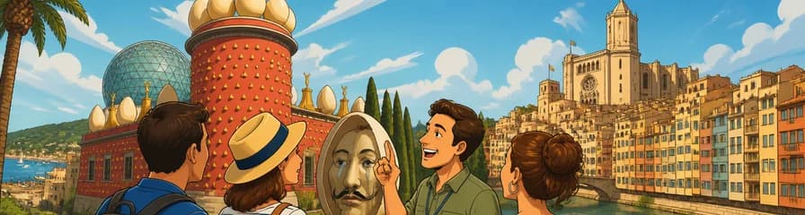 Excursión privada desde la costa de Palamós: visita al Museo Dalí de Figueres y a la ciudad de Girona