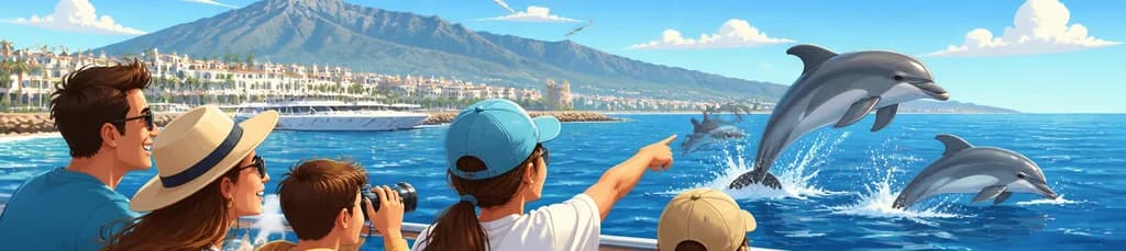 Observación de delfines de dos horas en Marbella