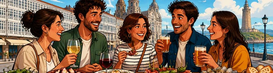 Descubre Coruña: Un Recorrido Privado de Tapas, Vinos y Cervezas