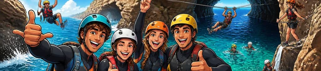 Vive la emoción del coasteering en Gran Canaria