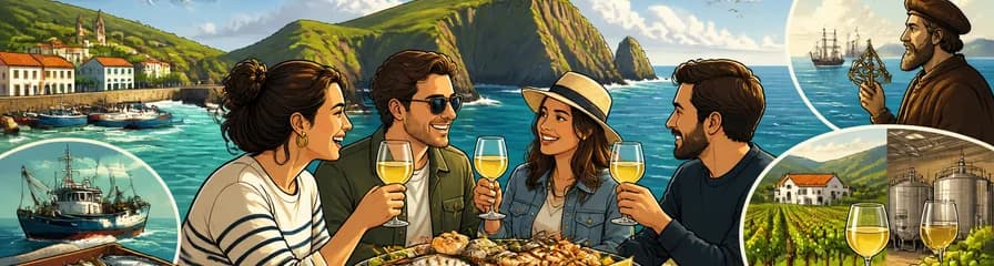 Aventura gastronómica privada: acantilados, pescado fresco y vino Txakoli