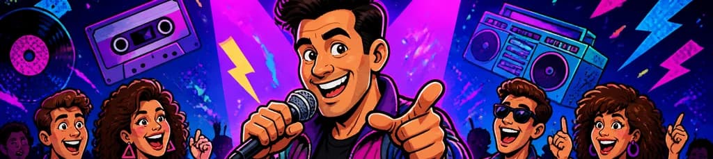El Monólogo de los 80s y 90s: ¡Diversión garantizada con risas y canciones!