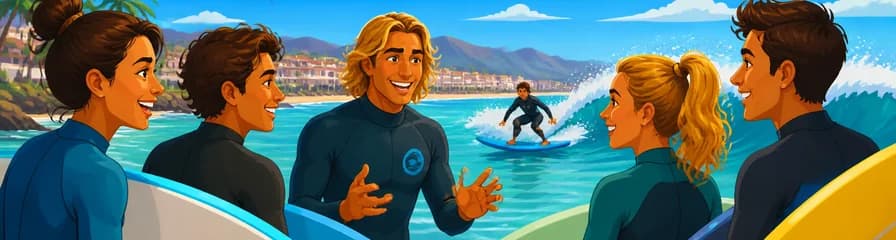 Aventura de surf en Playa de las Américas: Clases privadas o en grupos reducidos