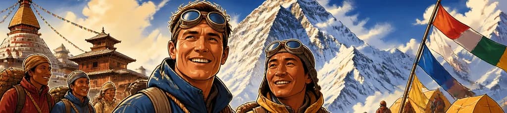 La primera ascensión al Everest