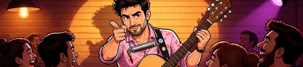 "Joven Explotado": Una Comedia con Bajo Acústico y Armónica en Atocha