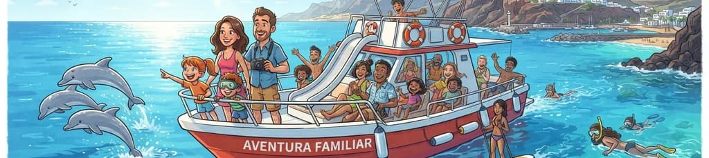 Paseo en barco familiar por Gran Canaria: una excursión marítima inolvidable