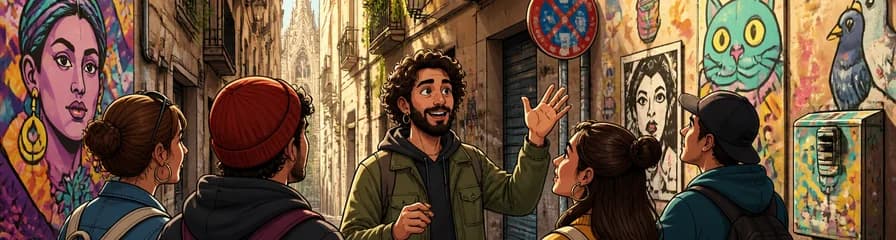 Descubre el arte urbano más destacado de Barcelona en compañía de un habitante local