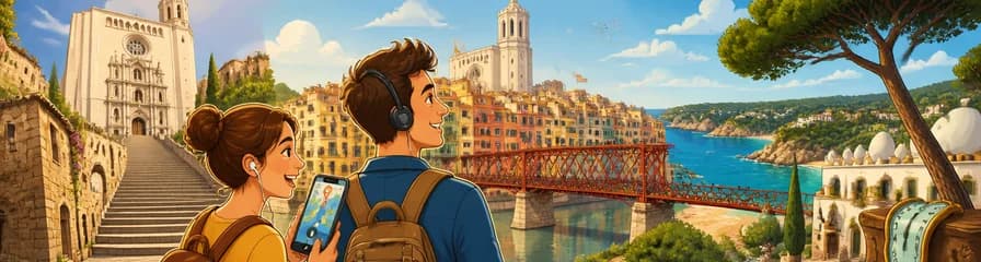 Visita autoguiada con audio por Girona y la Costa Brava