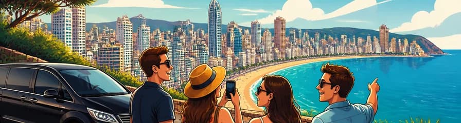 Descubre Benidorm, la ciudad que nunca duerme, en una experiencia de 3 horas en coche Premium