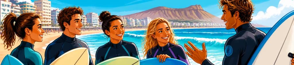 Experimenta el Surf en Maspalomas, Gran Canaria: Curso para Principiantes