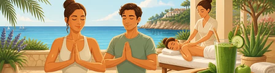 Armonía frente al mar: Sesión de yoga, masaje y batido detox en el Hotel Bendinat