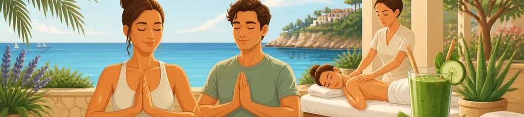 Armonía frente al mar: Sesión de yoga, masaje y batido detox en el Hotel Bendinat