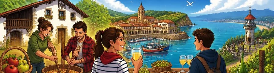 Explorando San Sebastián, Getaria y las auténticas tradiciones rurales vascas