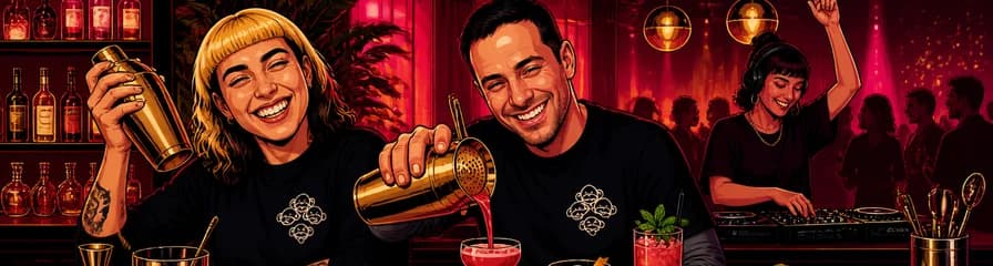 Noche de Guest Bartending con 3 Monos en Punch Room