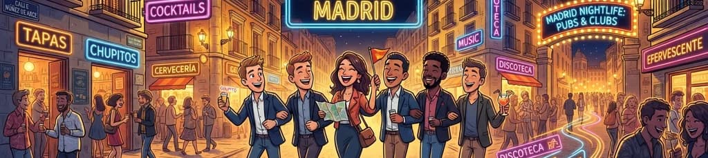 Recorrido de bares por Madrid: Bares, chupitos de bienvenida y entrada a discotecas