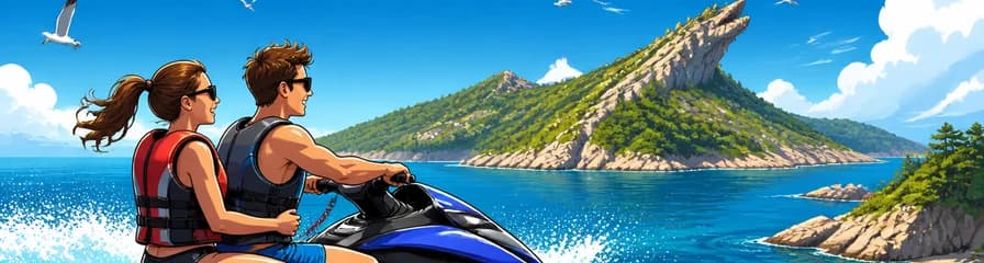 Aventura en moto de agua: Explorando la Isla Dragonera
