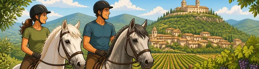 Aventura a caballo por los valles de Randa en Mallorca, España