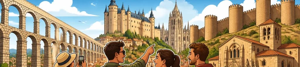 Descubre Segovia y las Murallas Medievales de Ávila en una excursión de un día desde Madrid
