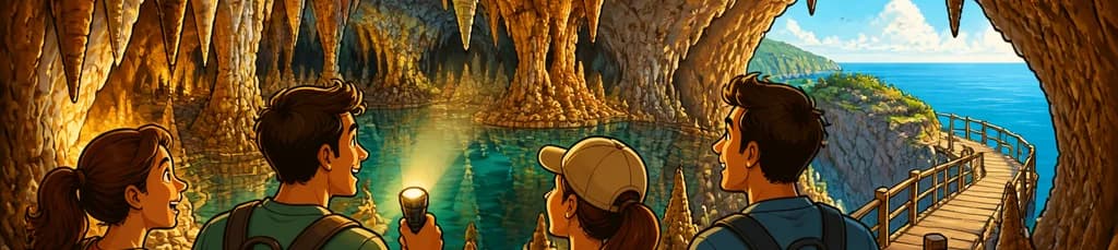Explora una de las grutas más bellas de Alcudia